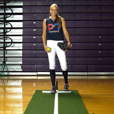 Image of SOFTBALL PITCHING MAT W/PWR LINE-NON SKD | 1266016