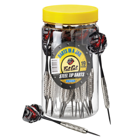 Image of Fat Cat Darts in a Jar Steel Tip 20 Grams 27 Count