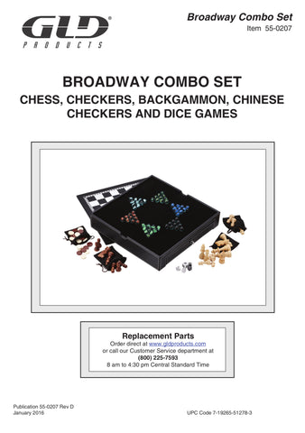 Image of Mainstreet Classics 5-in-1 Broadway Game Combo Set