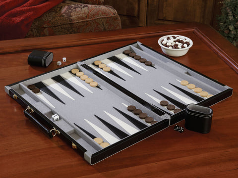 Image of Mainstreet Classics Pennsylvania Ave 18" Backgammon Portable Set