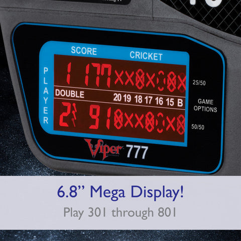 Image of Viper 777 Electronic Dartboard, 15.5" Regulation Target