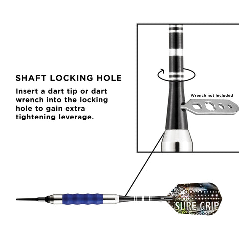 Image of Viper Sure Grip Soft Tip Darts Blue