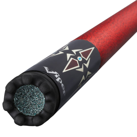 Image of Viper Sinister Series Cue with Red Diamonds