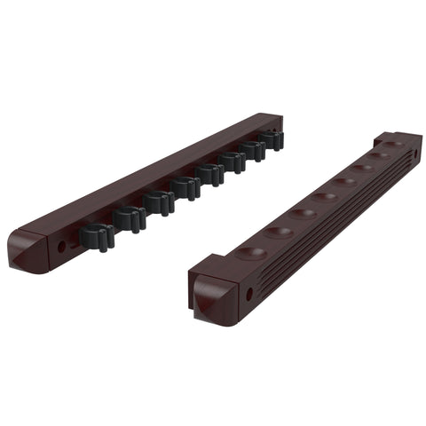 Image of Viper Mahogany 8 Cue 2-Piece Wall Cue Rack