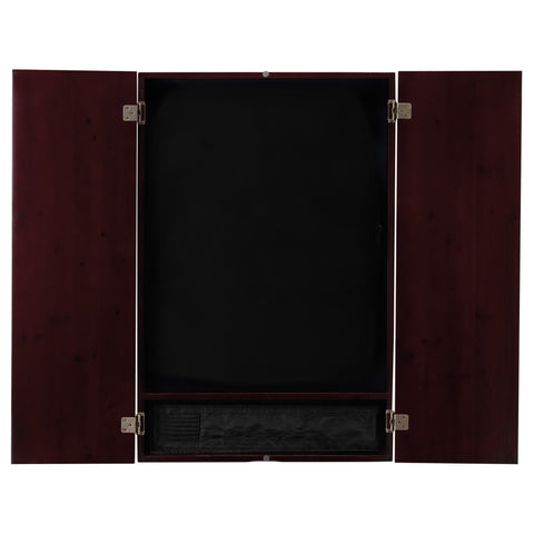 Image of Viper Metropolitan Mahogany Soft Tip Dartboard Cabinet and Viper 787 Electronic Dartboard