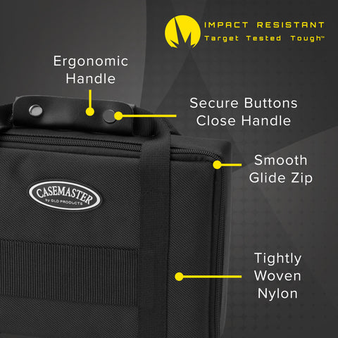 Image of Casemaster Classic Black Nylon Dart Case