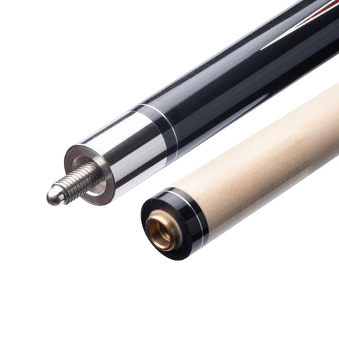 Image of Viper Sinister Series Cue with Red and Black Wrap