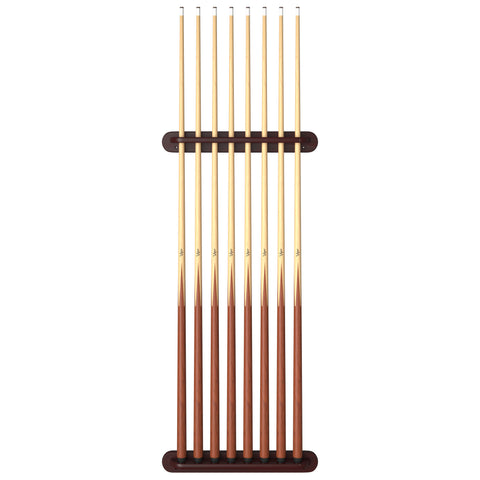 Image of Viper Traditional Mahogany 8 Cue Wall Cue Rack