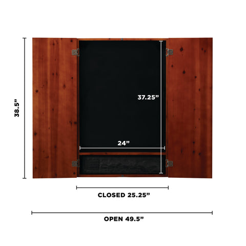 Image of Viper Solar Blast Electronic Dartboard, Metropolitan Cinnamon Cabinet, Throw Line Marker & Shadow Buster Dartboard Light Bundle