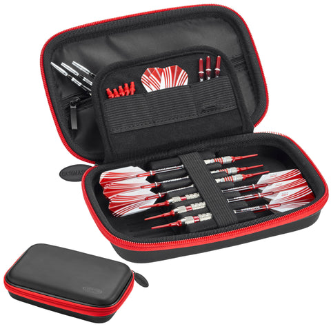 Image of Casemaster Sentinel Dart Case with Red Zipper
