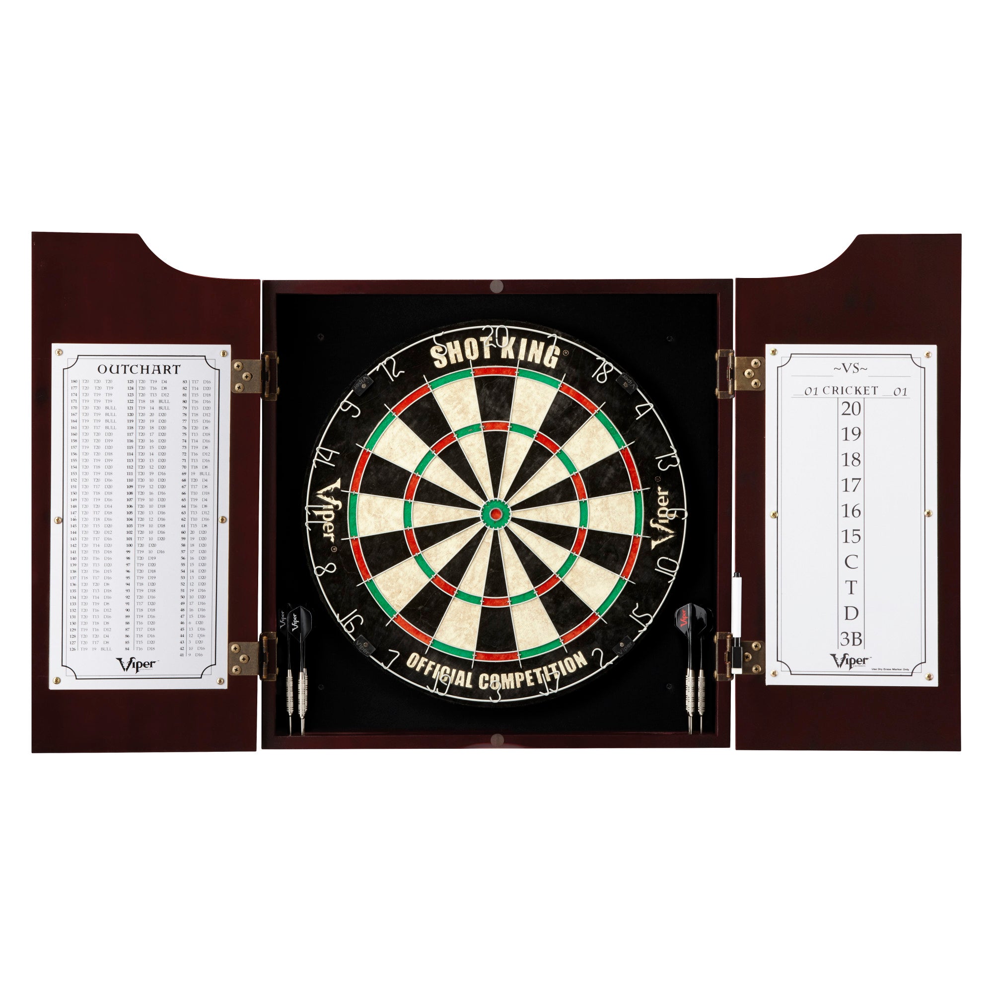 Viper Hudson All-in-One Dart Center, Laser Throw Line & Shadow Buster Dartboard Light Bundle