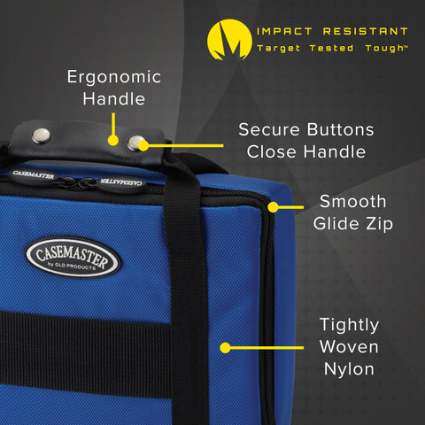 Image of Casemaster Classic Blue Nylon Dart Case