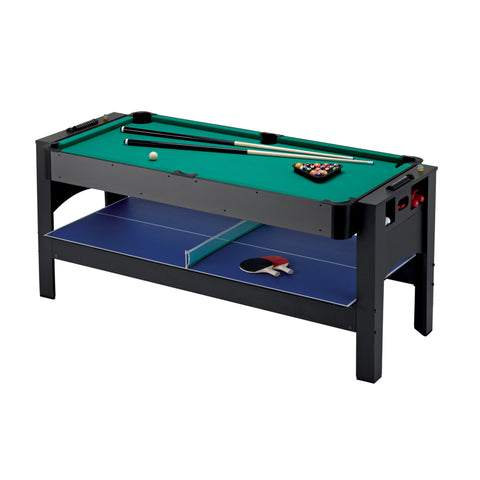 Image of Fat Cat 3-in-1 6' Flip Multi-Game Table
