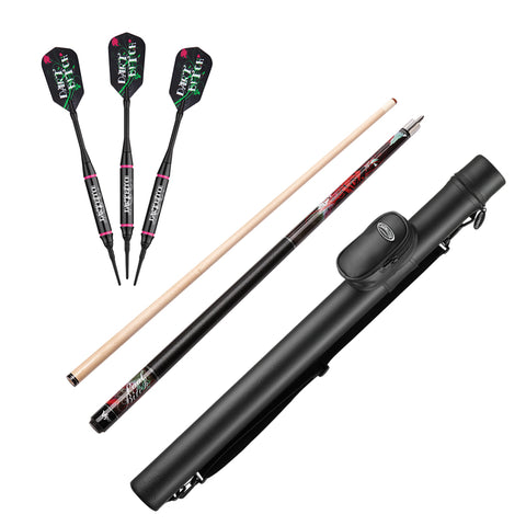 Image of Viper Vanity Dart Bitch Soft Tip Darts 16 Grams, Viper Underground Pool Bitch Cue, and Casemaster Q-Vault Supreme Black Cue Case
