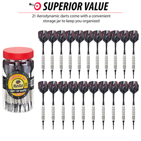 Image of Fat Cat Darts in a Jar Soft Tip 17 Grams