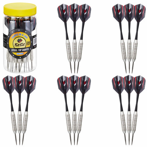 Image of Fat Cat 15 Darts in a Jar Steel Tip 20 Grams