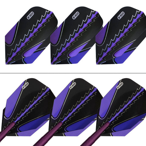 Image of Viper Black Flux 90% Tungsten Steel or Soft Tip Conversion Darts Purple 20 Grams