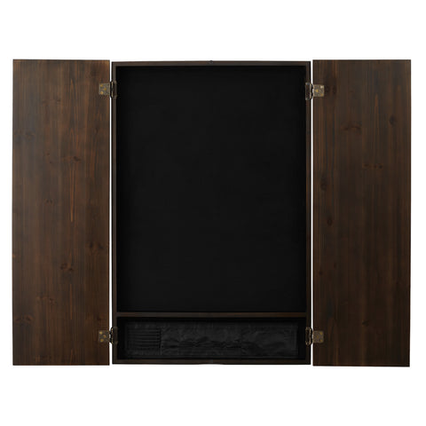 Image of Viper 777 Electronic Dartboard, Metropolitan Espresso Cabinet & Shadow Buster Dartboard Light Bundle