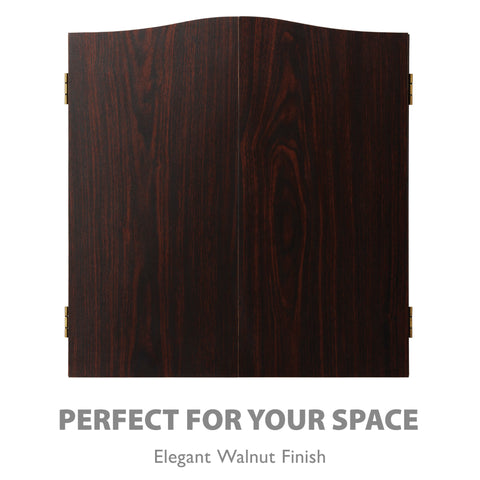 Image of Viper Vault Deluxe Dartboard Cabinet with Shot King Sisal Dartboard and Illumiscore Scoreboard