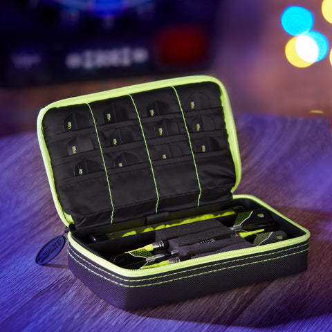 Image of Casemaster Plazma Dart Case Black with Yellow Zipper