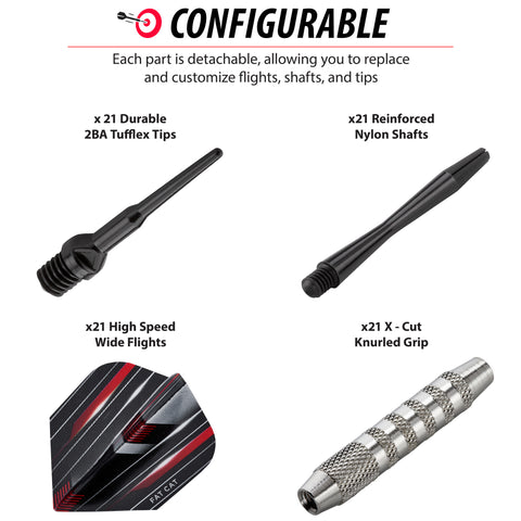 Image of Fat Cat Darts in a Jar Soft Tip 17 Grams