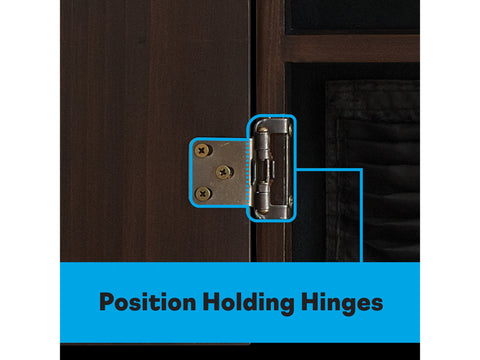 Image of Viper Metropolitan Espresso Steel Tip Dartboard Cabinet - HomeFitPlay