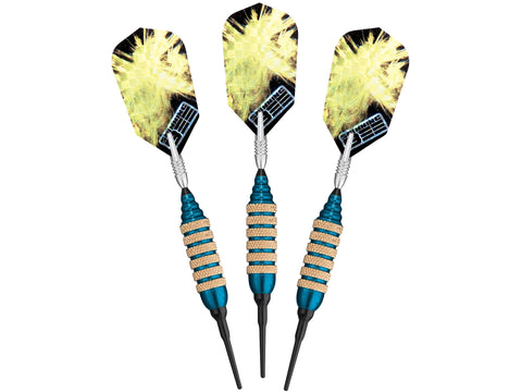 Image of Viper Spinning Bee Blue Soft Tip Darts 16 Grams - HomeFitPlay
