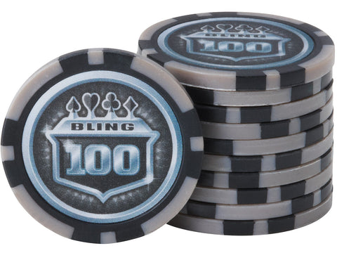 Image of Fat Cat Bling 13.5 Grams 500Ct Poker Chip Set - HomeFitPlay