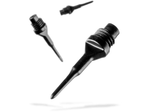 Image of Viper Tufflex Tips II 1/4" Black 500Ct Soft Dart Tips - HomeFitPlay