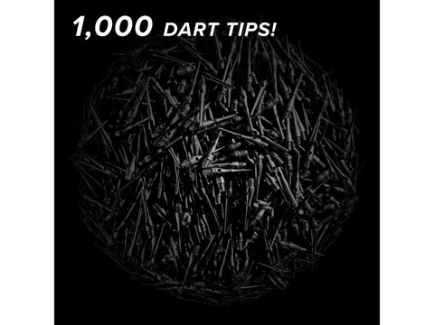 Image of Viper Tufflex Tips III 2BA 1000Ct Soft Dart Tips Black - HomeFitPlay