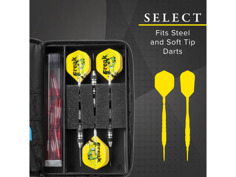 Image of Casemaster Select Black Nylon Dart Case - HomeFitPlay