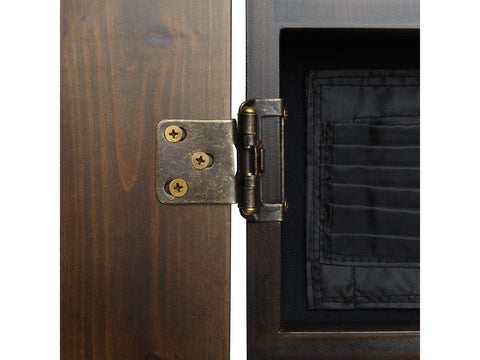 Image of Viper Metropolitan Espresso Soft Tip Dartboard Cabinet - HomeFitPlay