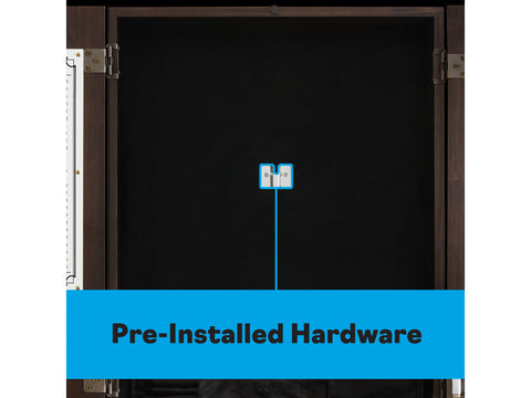 Image of Viper Metropolitan Espresso Steel Tip Dartboard Cabinet - HomeFitPlay