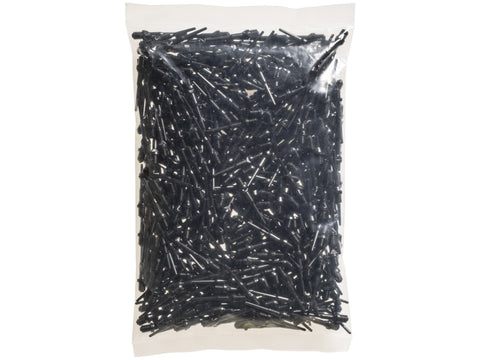 Image of Viper Tufflex Tips II 2BA Black 500Ct Soft Dart Tips - HomeFitPlay