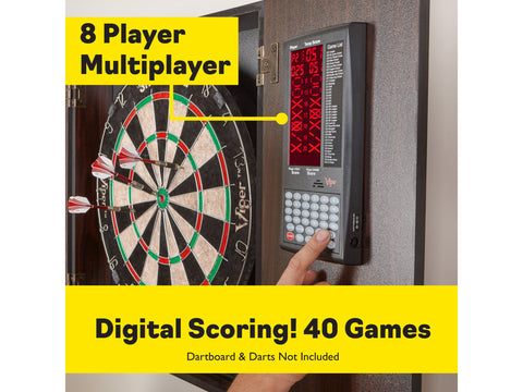Image of Viper Vault Deluxe Dartboard Cabinet with Pro Score - HomeFitPlay