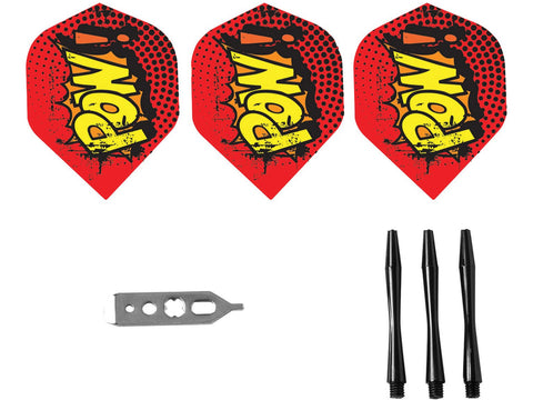 Image of Viper Comix Steel Tip Darts Red 22 Grams - HomeFitPlay