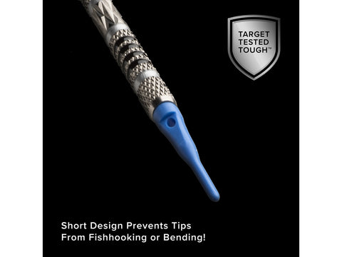 Image of Viper Tufflex Tips SS 2BA Blue 1000Ct Soft Dart Tips - HomeFitPlay