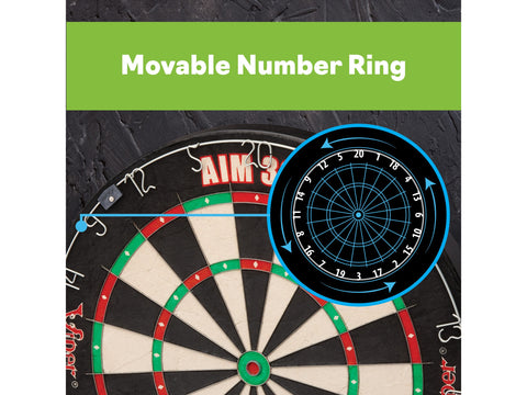 Image of Viper AIM 360 Sisal Dartboard - HomeFitPlay