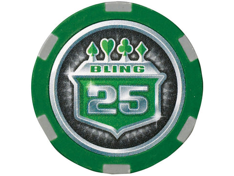 Image of Fat Cat Bling 13.5 Grams 500Ct Poker Chip Set - HomeFitPlay