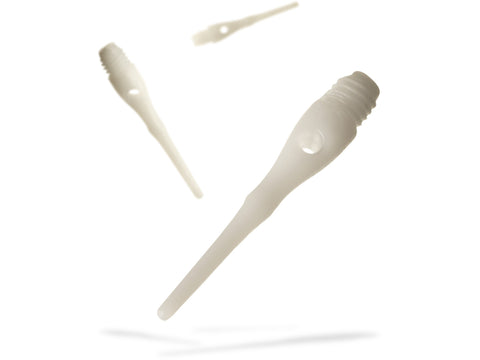 Image of Viper Tufflex Tips III 2BA 1000ct Soft Dart Tips White - HomeFitPlay
