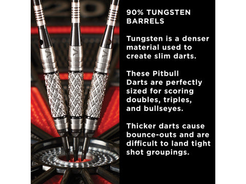 Image of Viper Pitbull 90% Tungsten Soft Tip Darts Diamond Cut and Shark Fin Barrel 18 Grams - HomeFitPlay