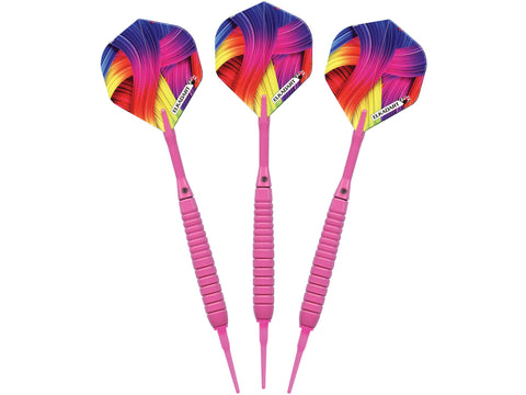 Image of Elkadart Neon Pink Soft Tip Darts 18 Grams - HomeFitPlay