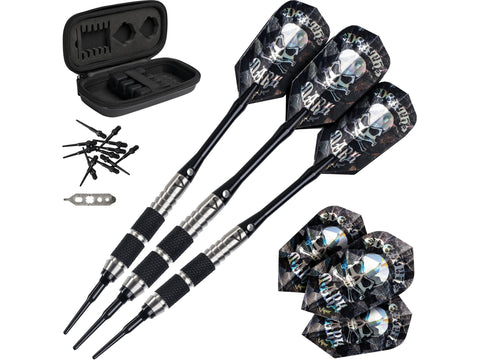 Image of Viper Desperado 80% Tungsten Death Mark Soft Tip Darts 2 Knurled Rings 18 Grams - HomeFitPlay