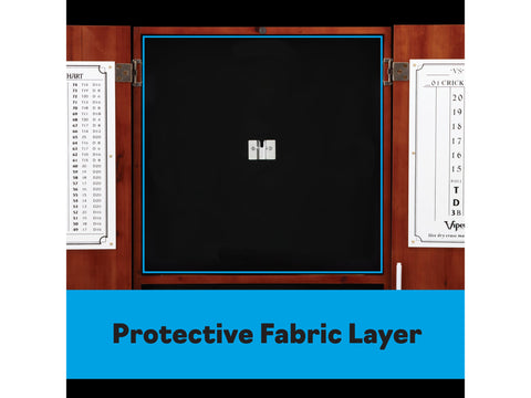 Image of Viper Metropolitan Cinnamon Steel Tip Dartboard Cabinet - HomeFitPlay