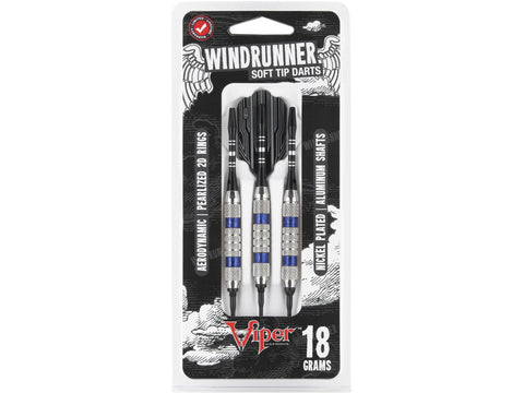 Image of Viper Wind Runner Blue Soft Tip Darts 18 Grams - HomeFitPlay