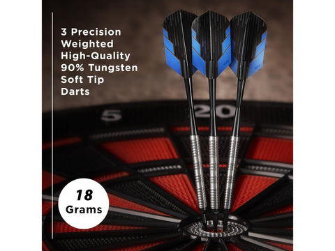 Image of Fat Cat Bulletz 90% Tungsten Soft Tip Darts 18 Grams - HomeFitPlay