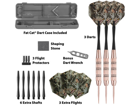 Image of Fat Cat Realtree Hardwoods HD Steel Tip Darts 23gm - HomeFitPlay