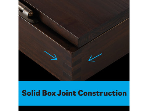 Image of Viper Metropolitan Espresso Steel Tip Dartboard Cabinet - HomeFitPlay