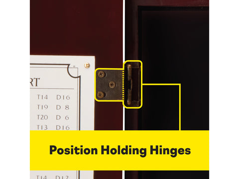 Image of Viper Hudson Dartboard Cabinet Mahogany - HomeFitPlay