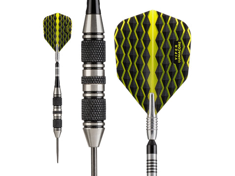 Image of Viper The Freak Steel Tip Darts 3 Knurled Rings Barrel 22 Grams - HomeFitPlay